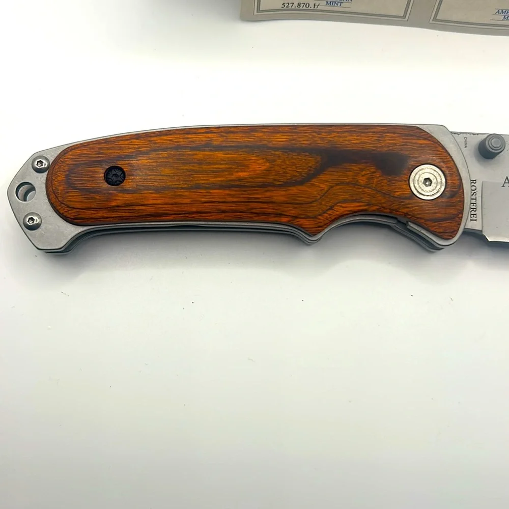 Falkner American Mint - African Wildlife Knife #1 — Elephant Engraving